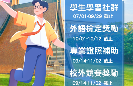 教發中心 115-1 學生獎勵補助申請資訊